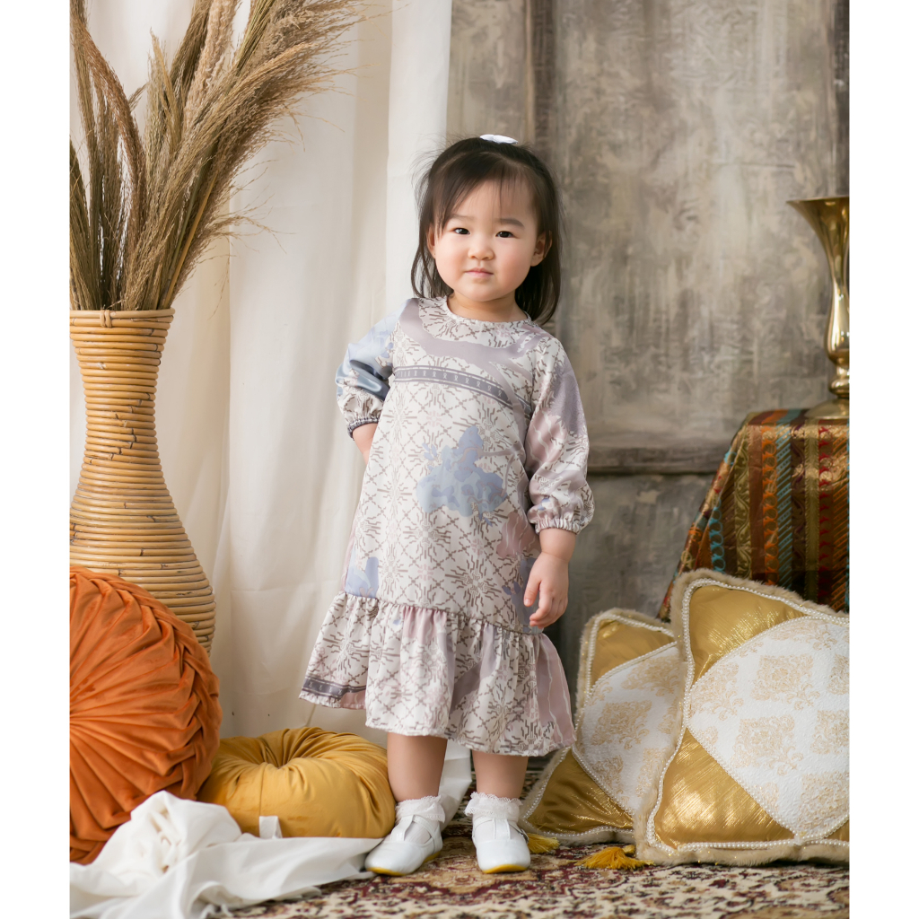Ilana Dress Baju Muslim Anak Dress Anak Perempuan Muslim Anak Modern Premium
