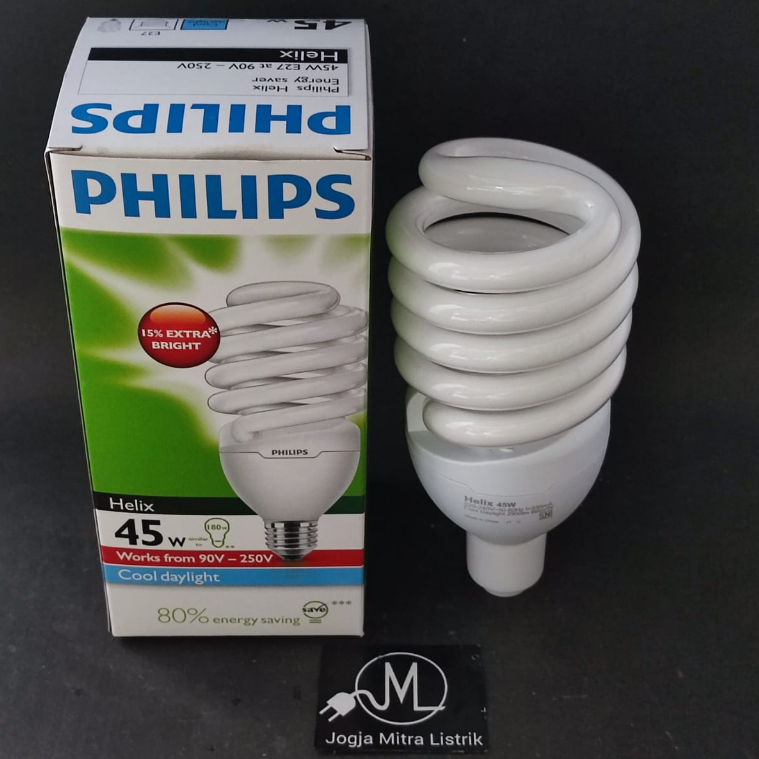 LAMPU PHILIPS HELIX TORNADO 45W - PUTIH