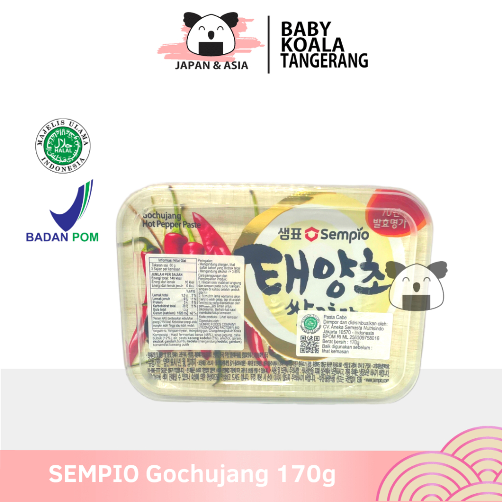 

SEMPIO Korea Hot Pepper Paste 170 g | Sempio Gochujang | Sambal Pasta Korea,,,---