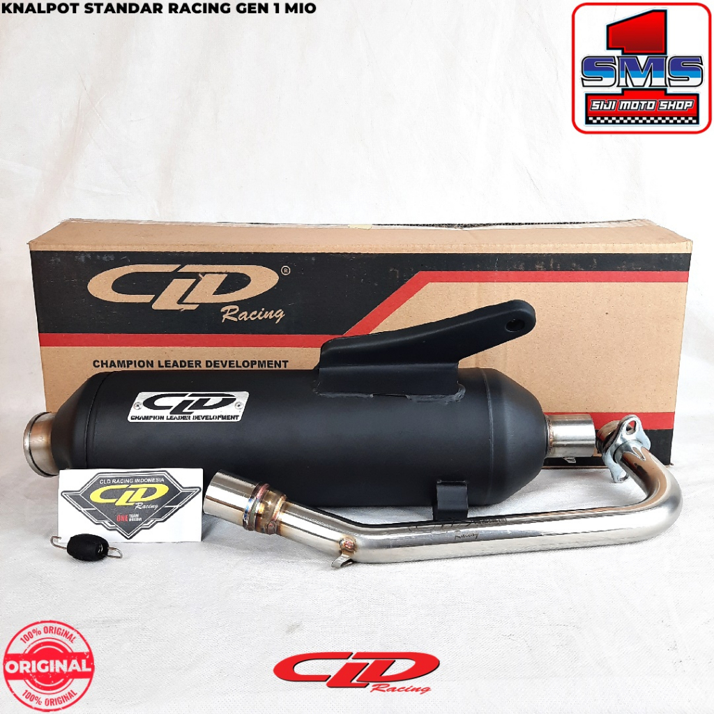 Knalpot Kenalpot Original CLD Standar Racing Gen 1 MIO MIO SOUL KARBU MIO J Inlet 32MM