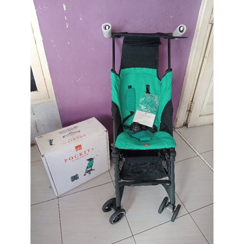 preloved stroller cocollate GB pockit + Plus lengkap cabin size