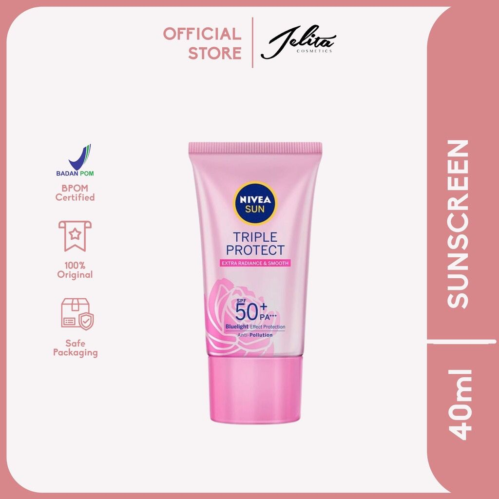 NIVEA SUN Face Serum Triple Protect Hokkaido Rose SPF50+ PA+++ 40ml