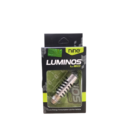 Bohlam LED Lominos Lampu motor tembus kabut warna kuning