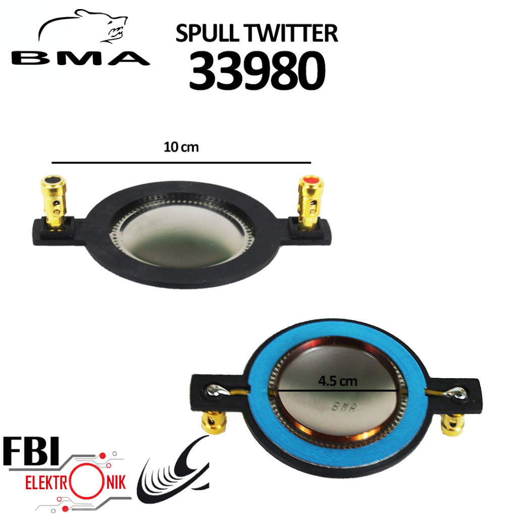 Spull Spul Tweeter Twiter BMA 33980 / Spul Spool Voice Coil BMA