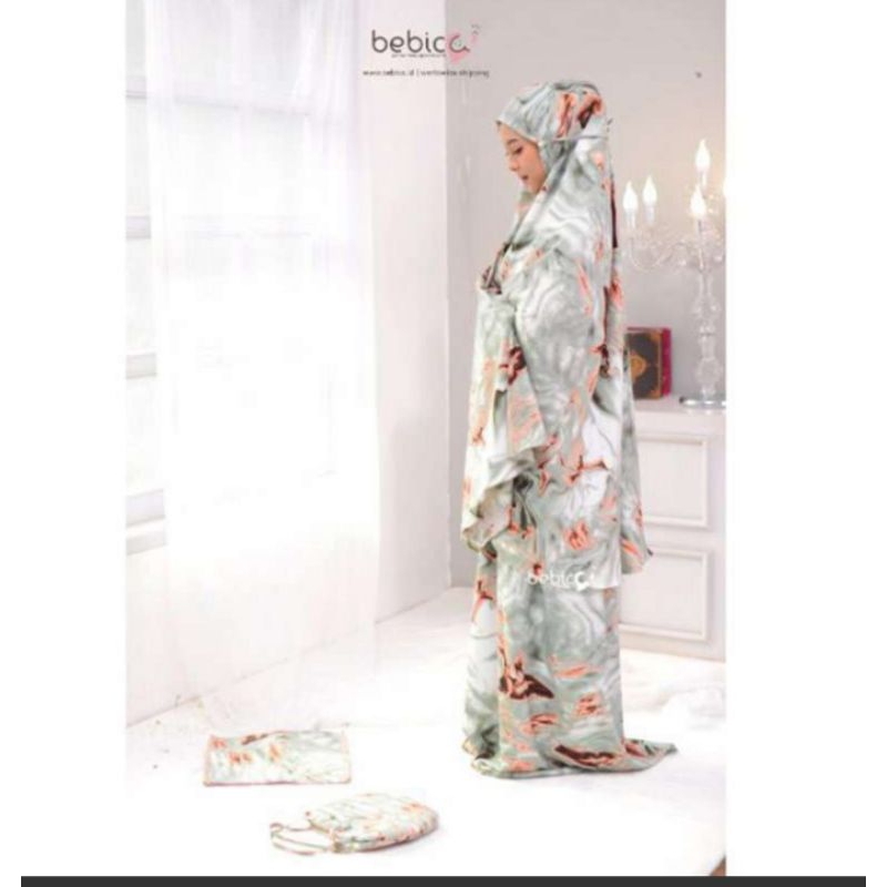 SALE Bebica Amkana mukena - Sage green
