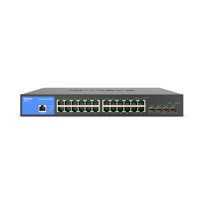 Linksys LGS328C 24-Port Gigabit with 10G SFP+ Managed Switch