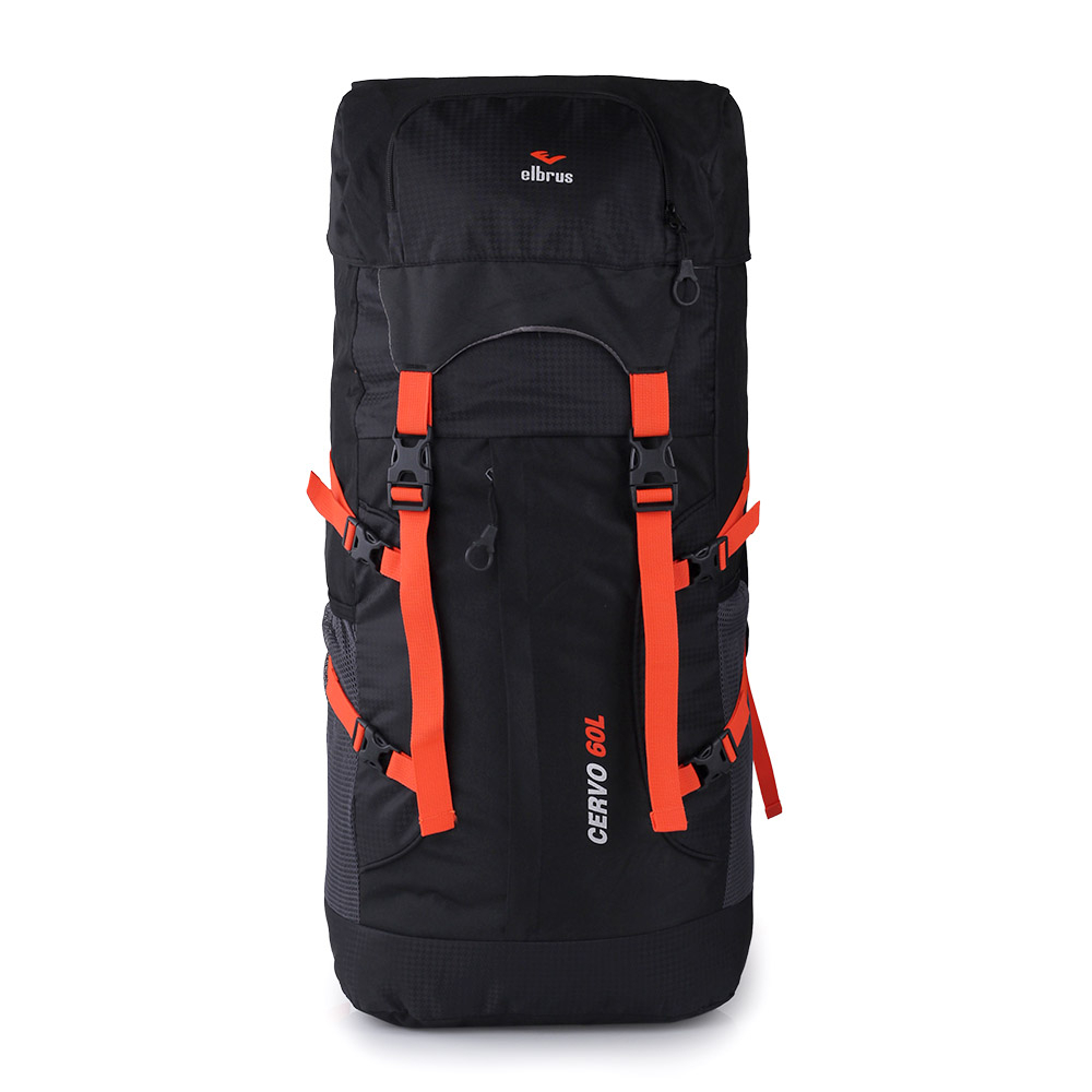 Justrue Cervo Tas Gunung 60 Liter Ransel Camping Hiking 60L Hitam