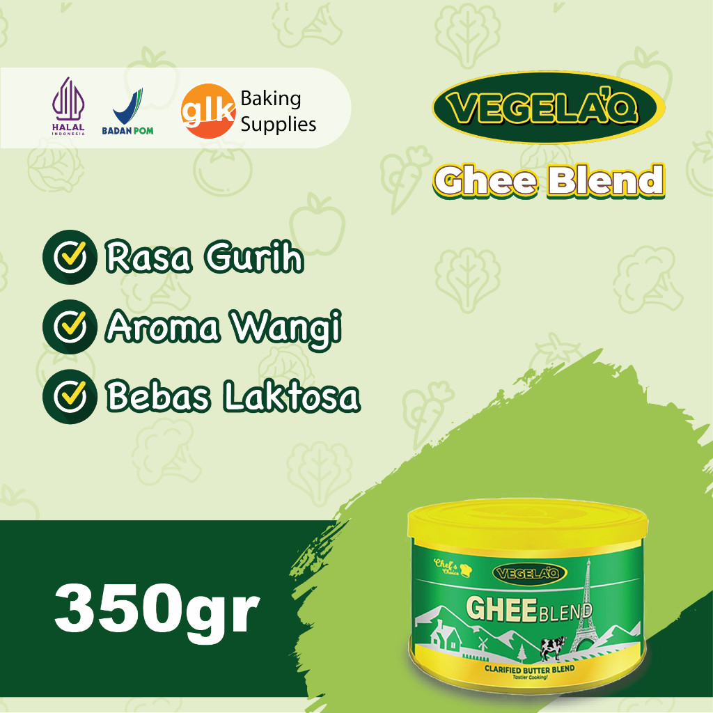 

VEGELA’Q Ghee Blend 350gr / Minyak Sapi Sebatian