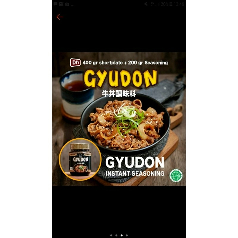 

Bumbu Masak instan Gyudon beefbowl