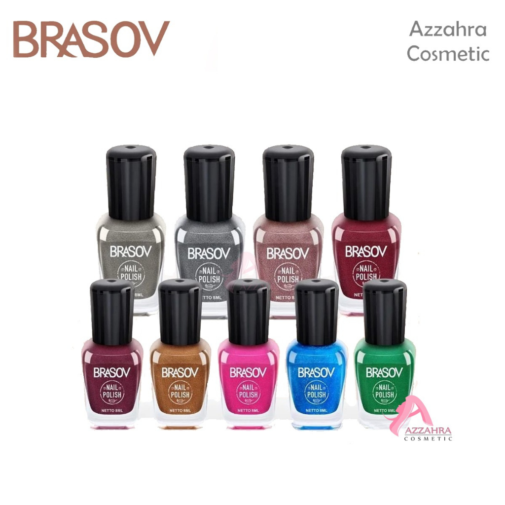 BRASOV Nail Polish Assorted Colours | Nail Rainbow