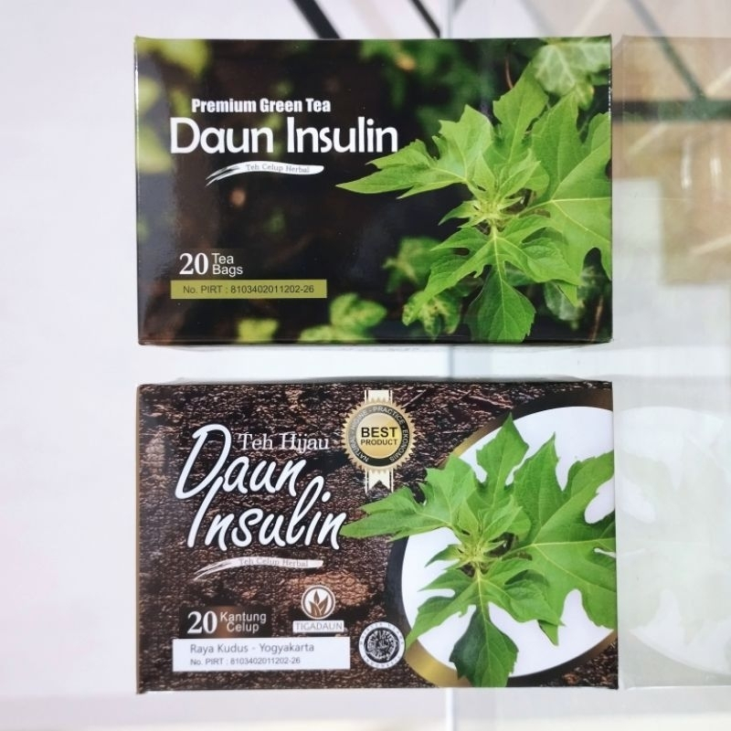 Teh Hijau Daun INSULIN Teh Celup Herbal Daun Insulin