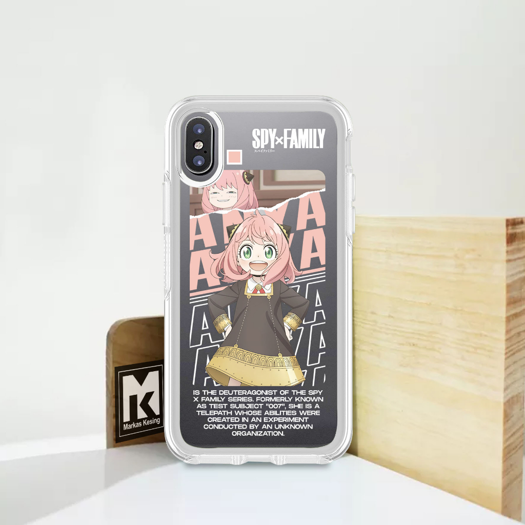 Softcase Oppo A31 - Clear Case Oppo A31 ( spy x family ) - Anticrack - Case Bening - Softcase Hp - C