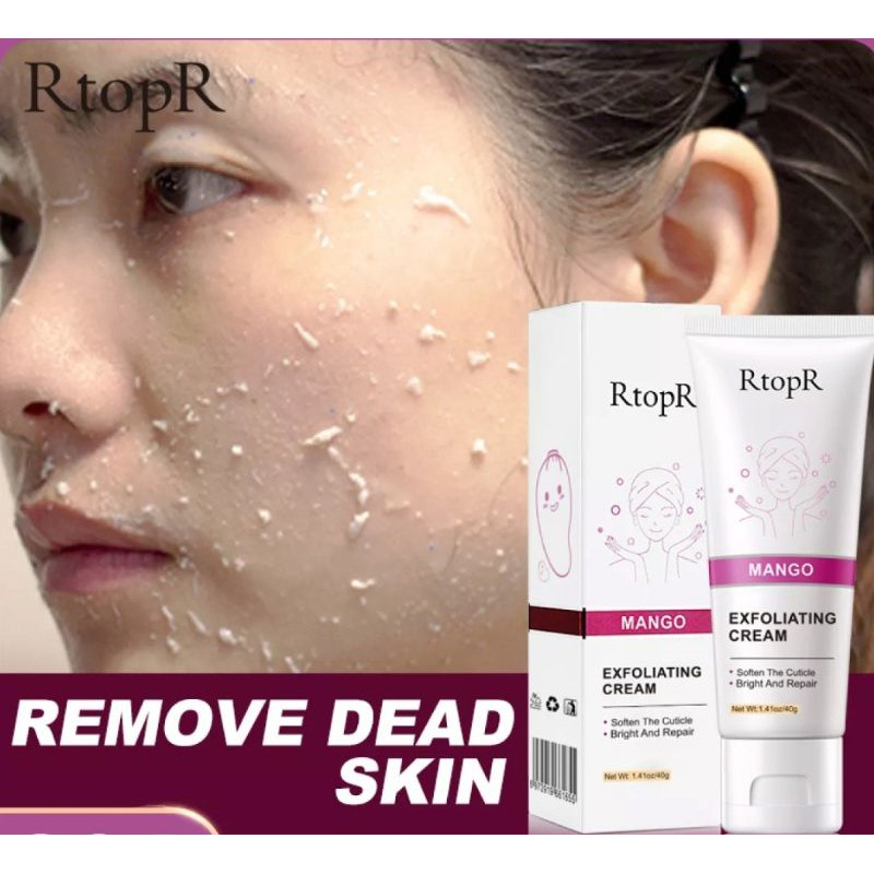 Rtopr Exfoliating Cream Whiteing Scrub Wajah Mengangkat Sel kulit mati wajah putih Berseri-40gr