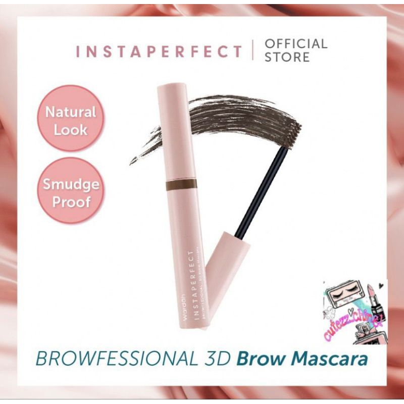 ☃️Cutezz_Ching1☃️ Instaperfect BROWFESSIONAL 3D Brow Mascara 5.5 g - Maskara Alis