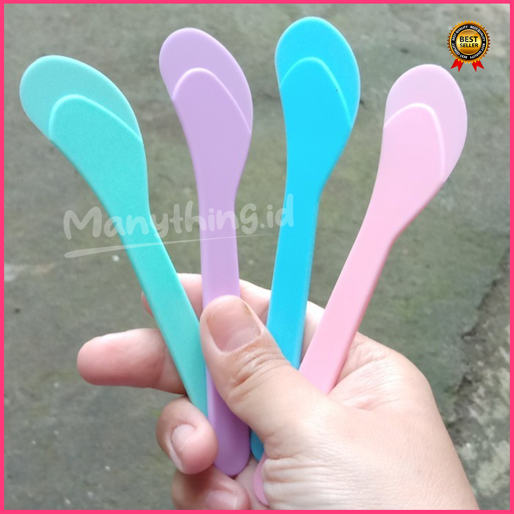 [CO Rp1K] SPATULA MASKER / SPATULA PLASTIK MASKER/ SENDOK SPATULA MASKER / SENDOK MASKER TERMURAH