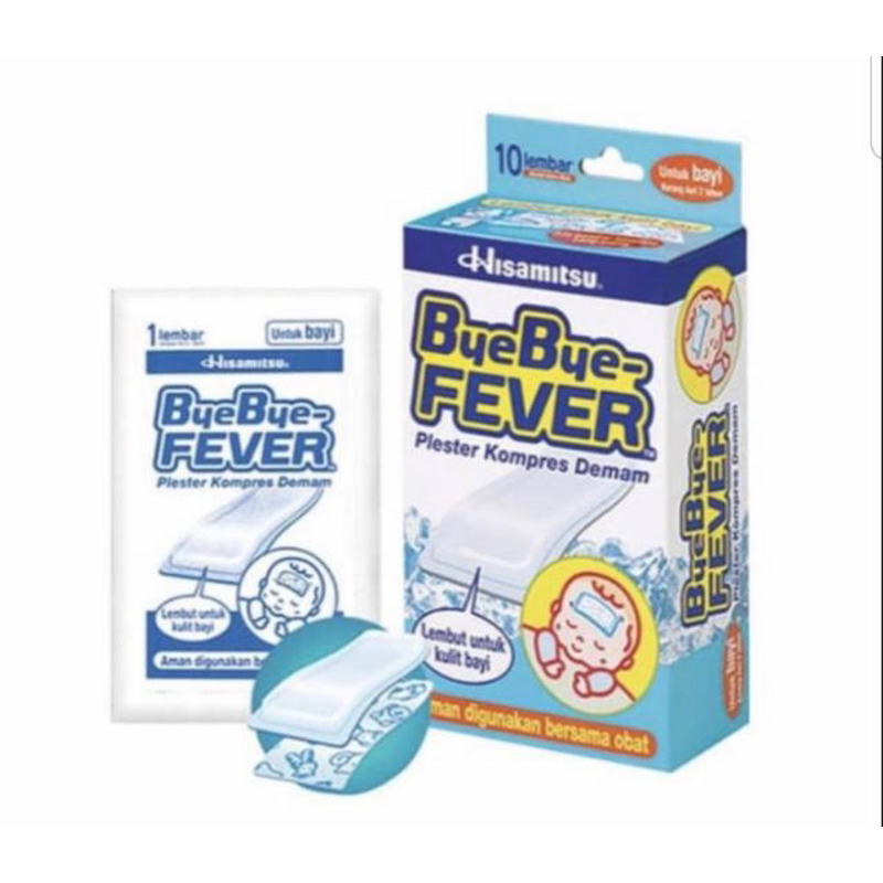 Byebye fever bayi ( per sachet ) kompres demam untuk bayi