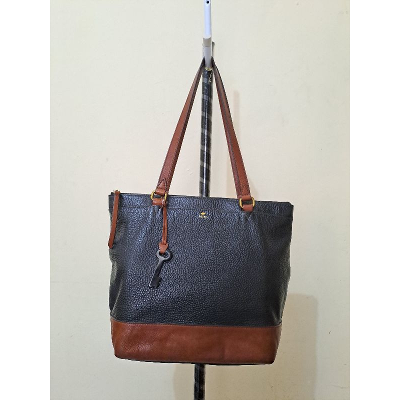 Preloved Foss*l shopper tote bag
