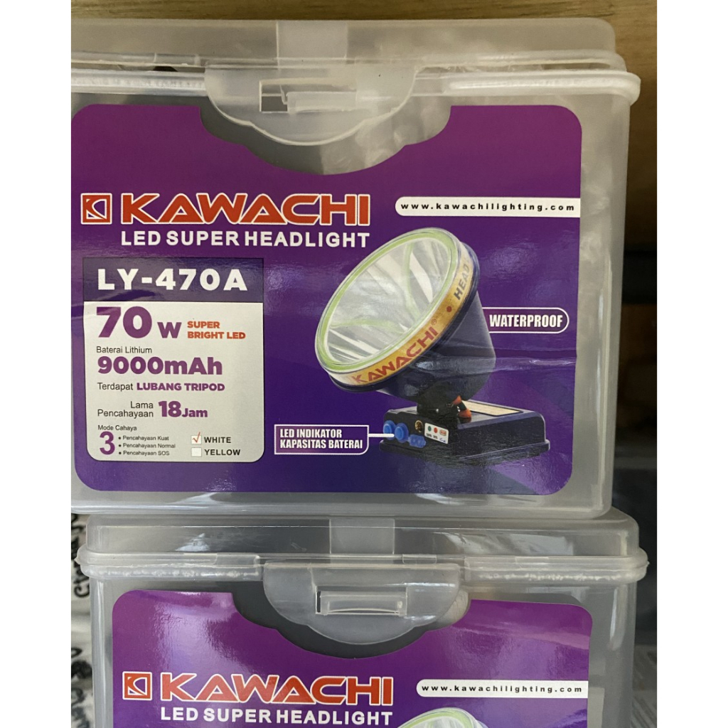 Senter Kepala 70 Watt Kawachi