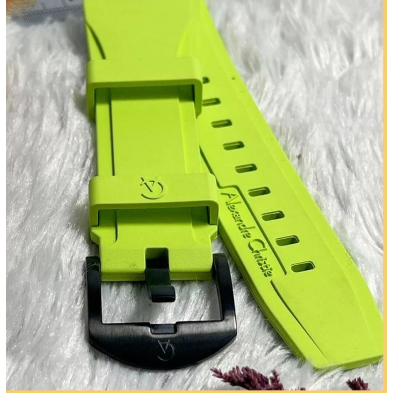 STRAP RUBBER ALEXANDRE CHRISTIE 26MM / TALI JAM AC KARET / STRAP KARET JAM AC / STRAP AC