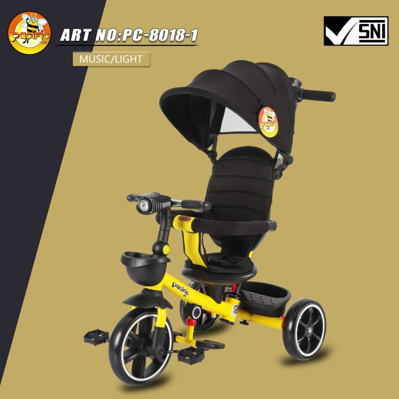 Sepeda Anak Roda Tiga / Tricycle Pacific 8018-1 sepeda roda tiga anak sepeda tricycle bocah - online