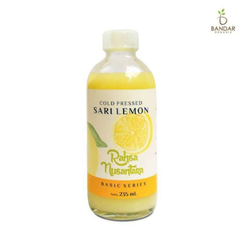 

100% sari lemon (cold pressed lemon)