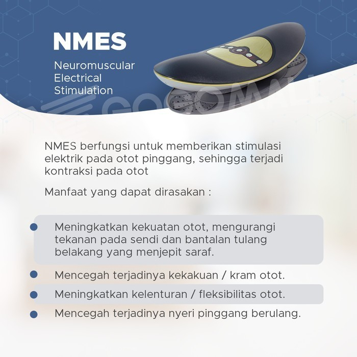 Dr. Qyu Lumbar Traction Device Premium Alat Terapi Saraf Kejepit Terjepit Nyeri Pinggang Original Bergaransi