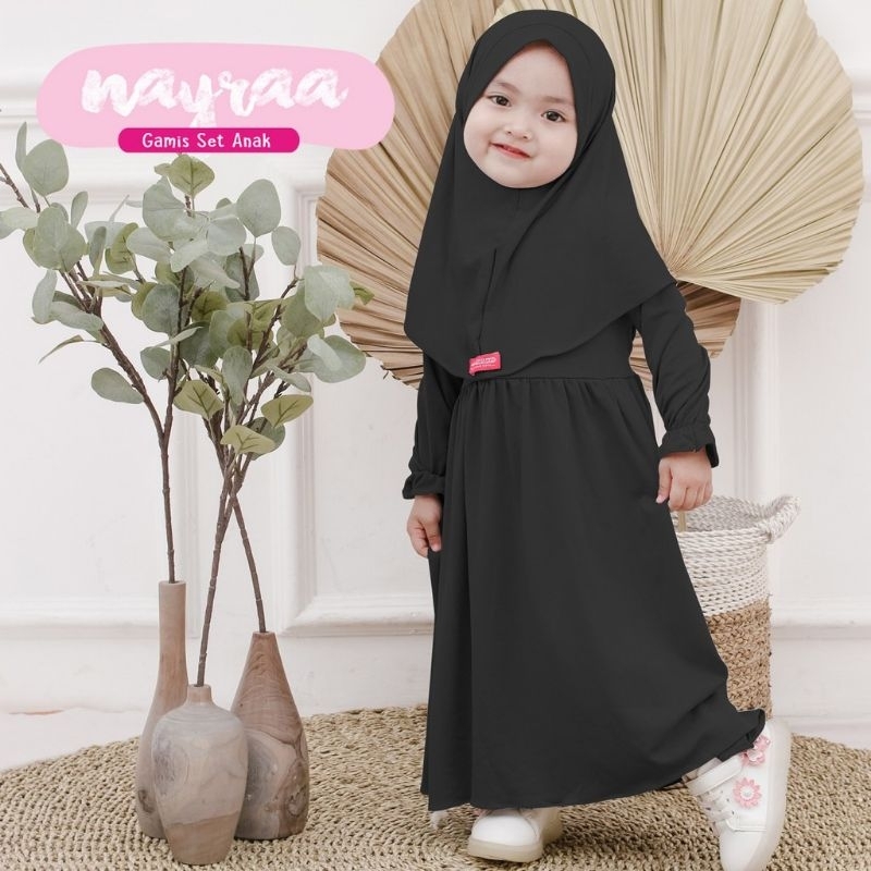 PAKAIAN MUSLIM NAYRA BAJU LEBARAN NAYRAA GAMIS SET BAYI GAMIS BAJU LEBARAN