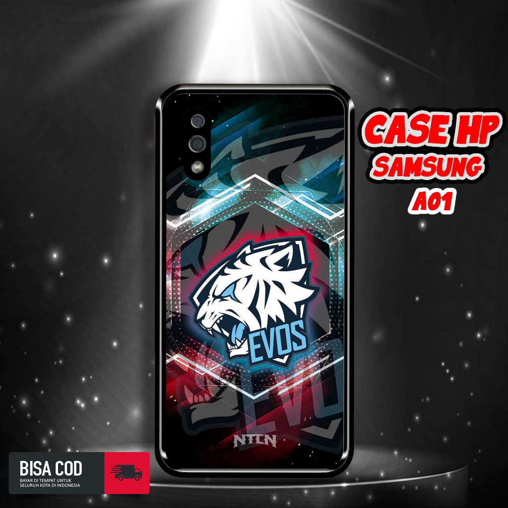 Case Samsung A01 Motif [EVS GAMERS] Casing Samsung A01 TERBARU Hardcase Glossy Kilau 2D Case Hp Sams