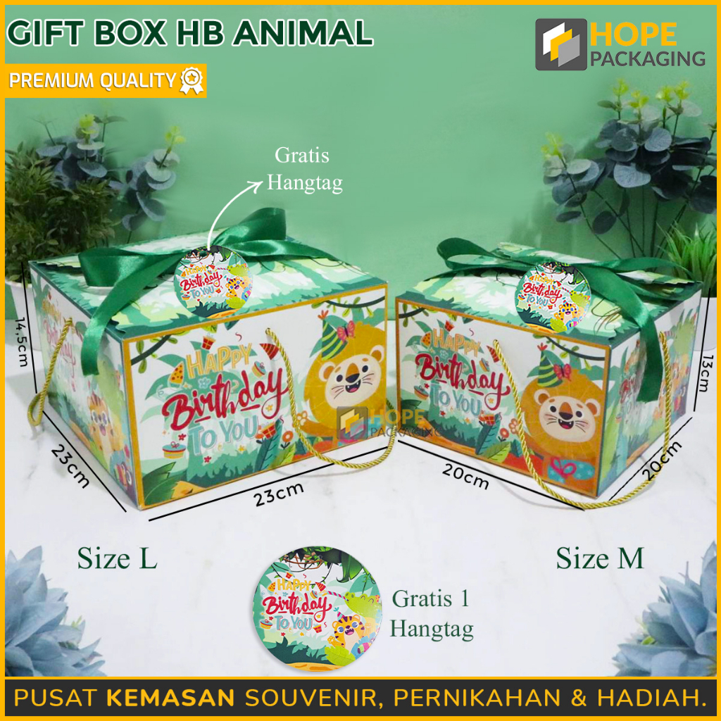 Gift box Hampers bunga Pink dan animal singa hampers buat  Plus Pita / Dus Hadiah Ulang tahun / ultah / happy birthday souvenir anak