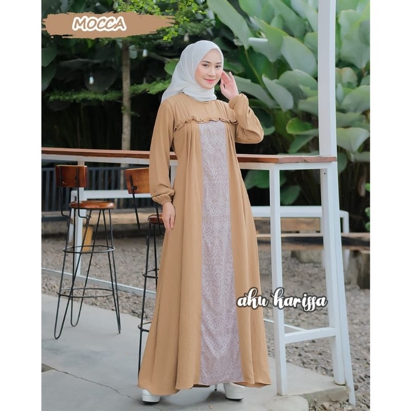 Dress gamis aku karissa ori. dress agnia ori aku karissa