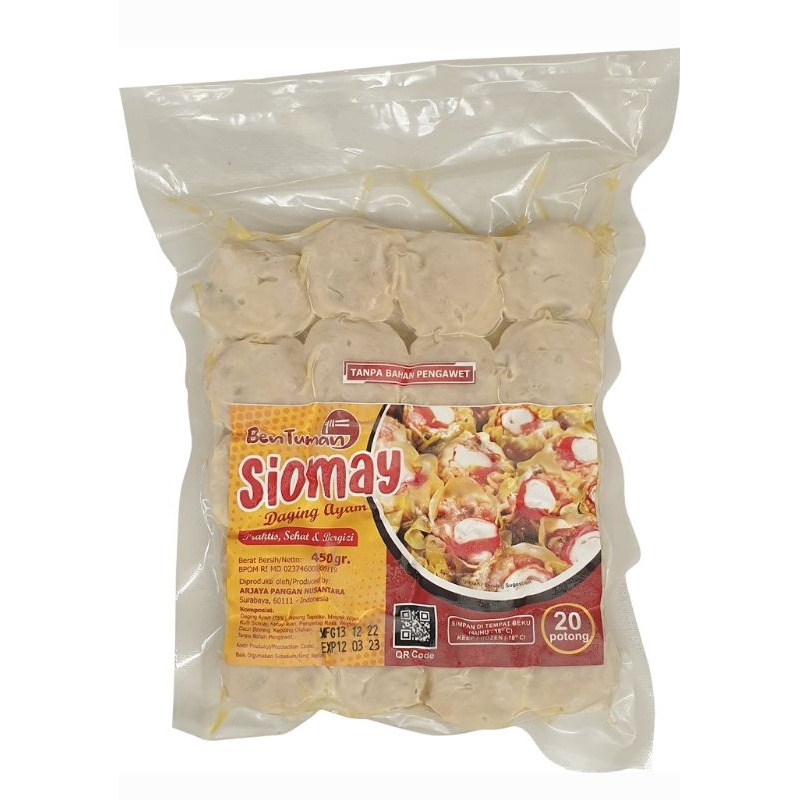 BenTuman Siomay Ayam 450 Gr isi 20 pcs