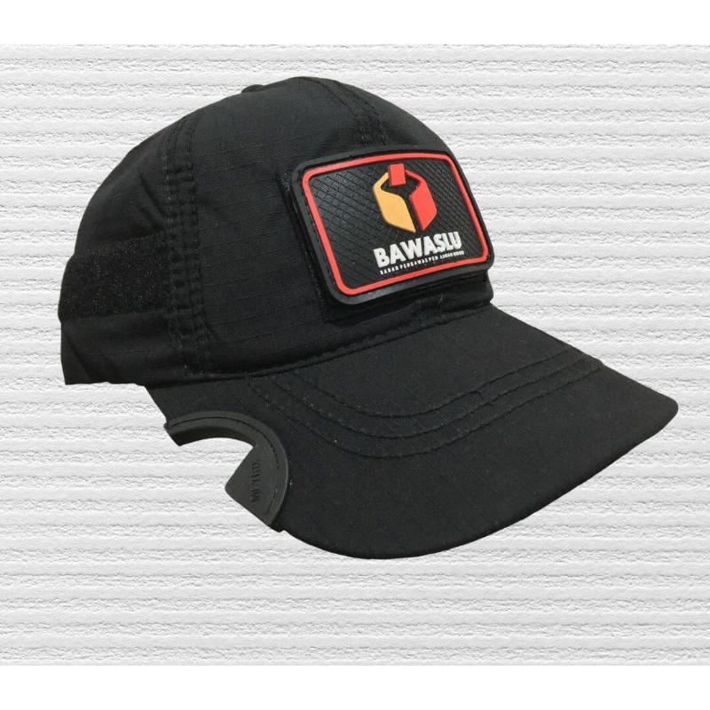 Topi tactical coak logo bawaslu velcro