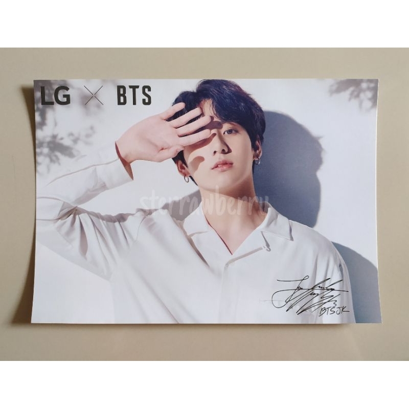 MINI POSTER LG X BTS JUNGKOOK JK
