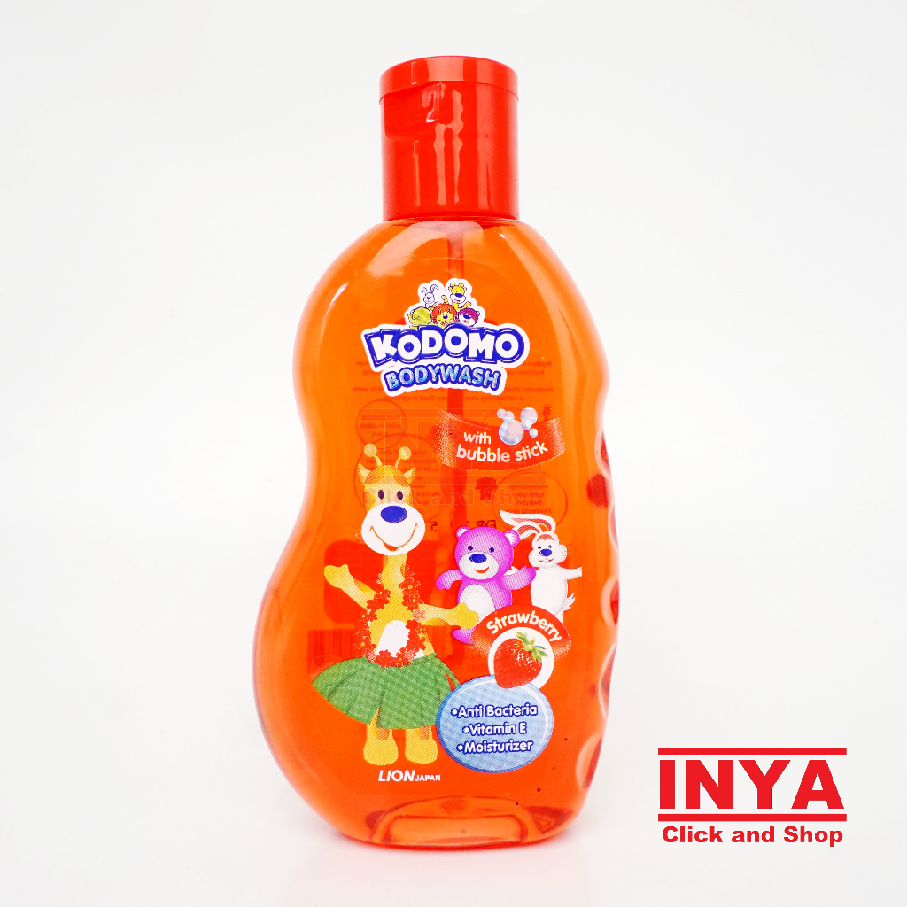 Kodomo Bodywash Strawberry 200ml - Sabun Bayi Cair - Baby &amp; Kids