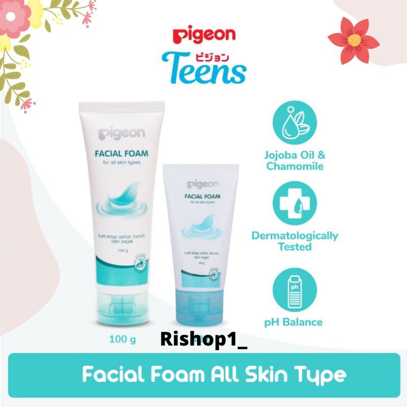 PIGEON FACIAL FOAM TEENS| SABUN CUCI MUKA REMAJA PIGEON 40ml | FACE WASH PIGEON