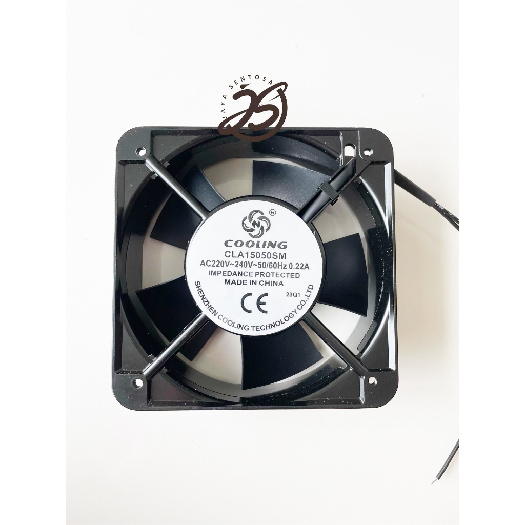 FAN AC 220V 15cm KIPAS AC 220VOLT 15 cm 220 V CLA15050 SM 0.22A 220 VOLT AC 220 VOLT