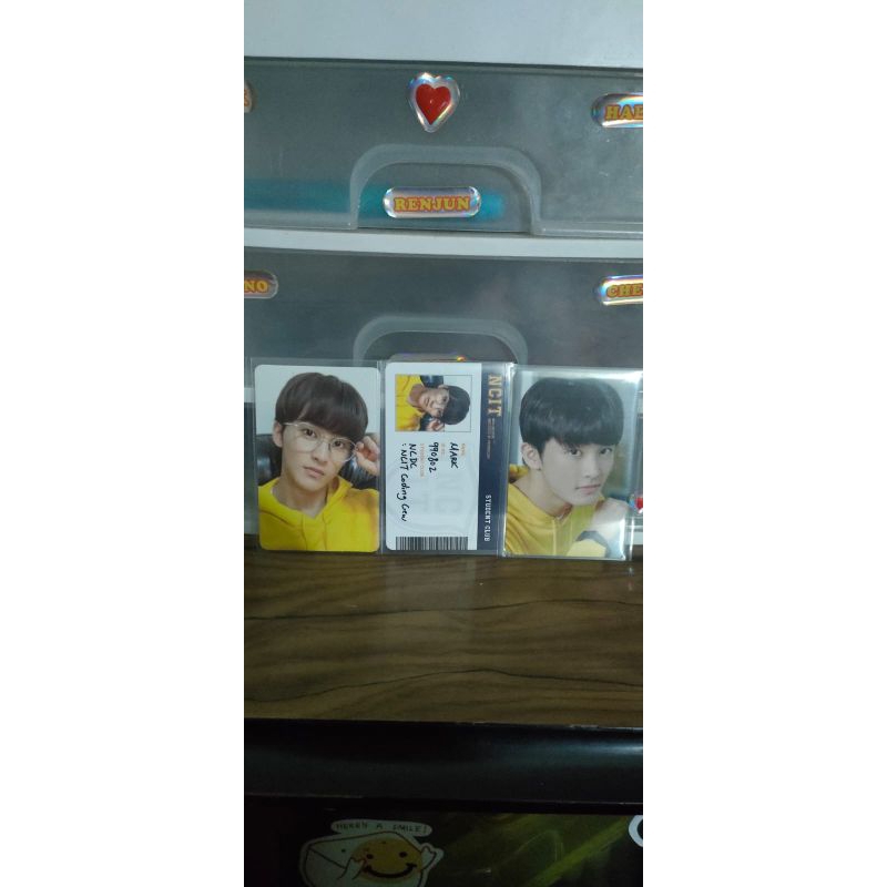 BOOKED NCT 127 NCIT pc photocard Mark Frame Day version Id sticker