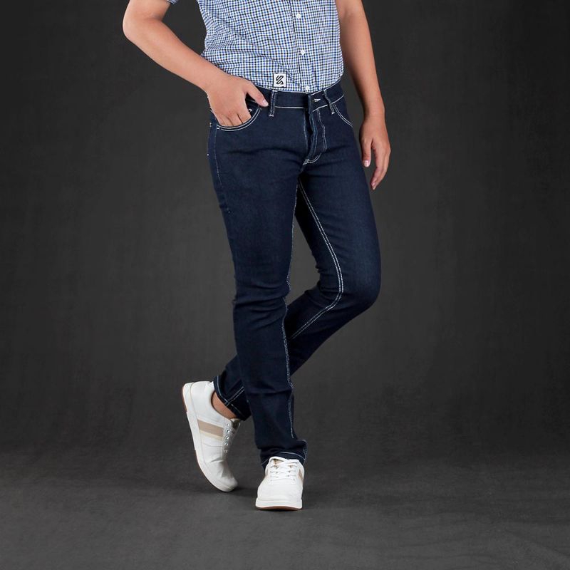 Celana Jeans Pria Slim Melar | Celana Panjang Denim Pria Terbaru Distro Keren