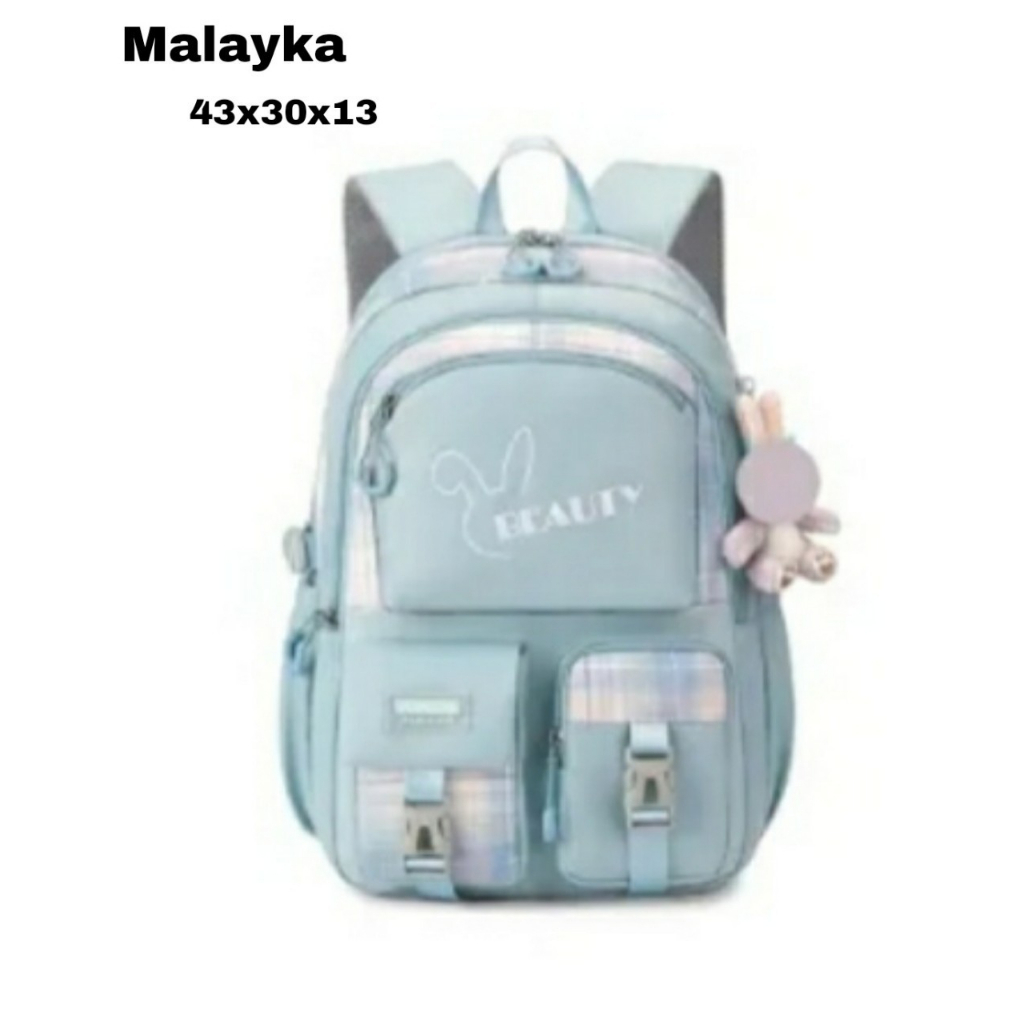 NIQABIS Tas Ransel Anak Sekolah Perempuan SD SMP BEAUTY