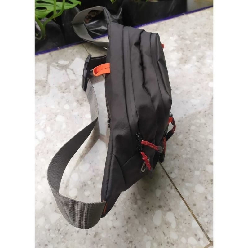 TAS PINGGANG PRIA REI WAISTBAG TAS SELEMPANG ANTI AIR BAHAN BIMO