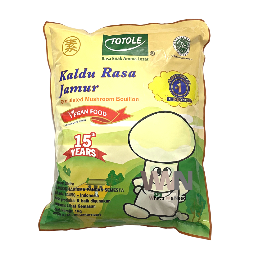 

Totole Kaldu Jamur NON MSG 1KG / Vegan / Kaldu Jamur (HALAL)