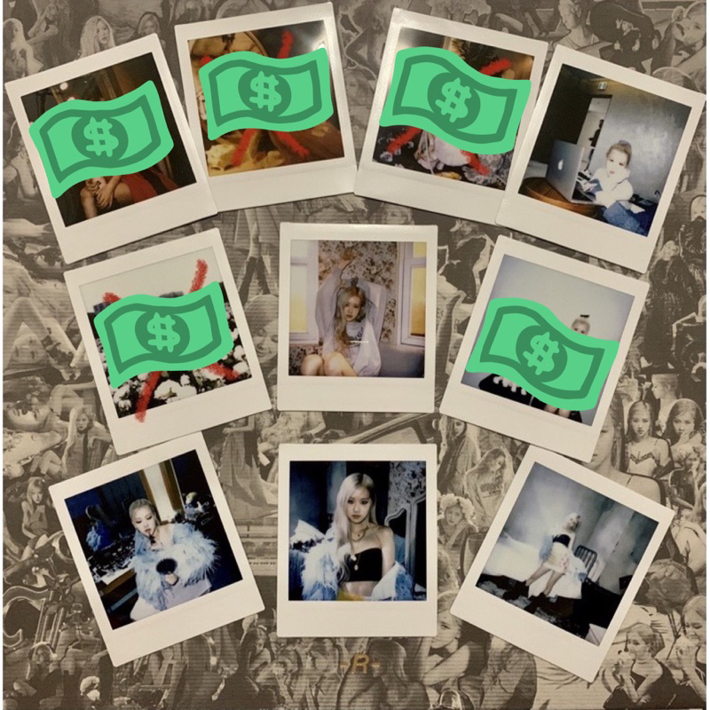 Instax Rosé Blackpink Special Edition Photobook Polaroid Photocard Rose