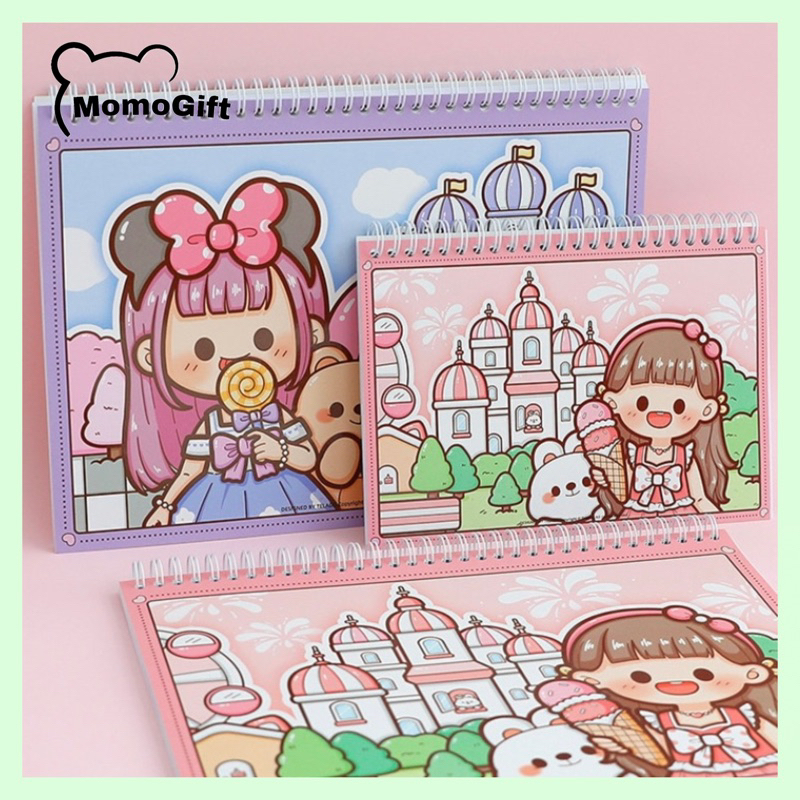 

Buku Tempel Stiker Edisi Doudou Sauce Girl Castle TLD87