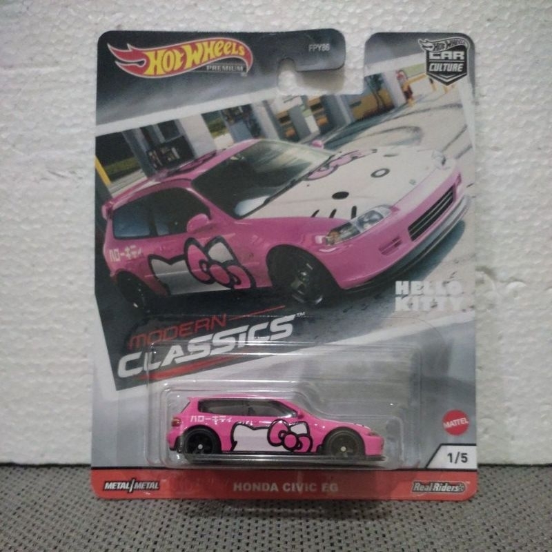 Hotwheels Honda Civic EG Hello Kitty