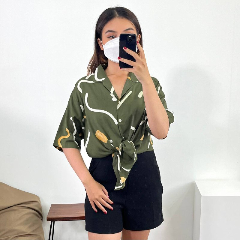 Kemeja Wanita Korean Oversize