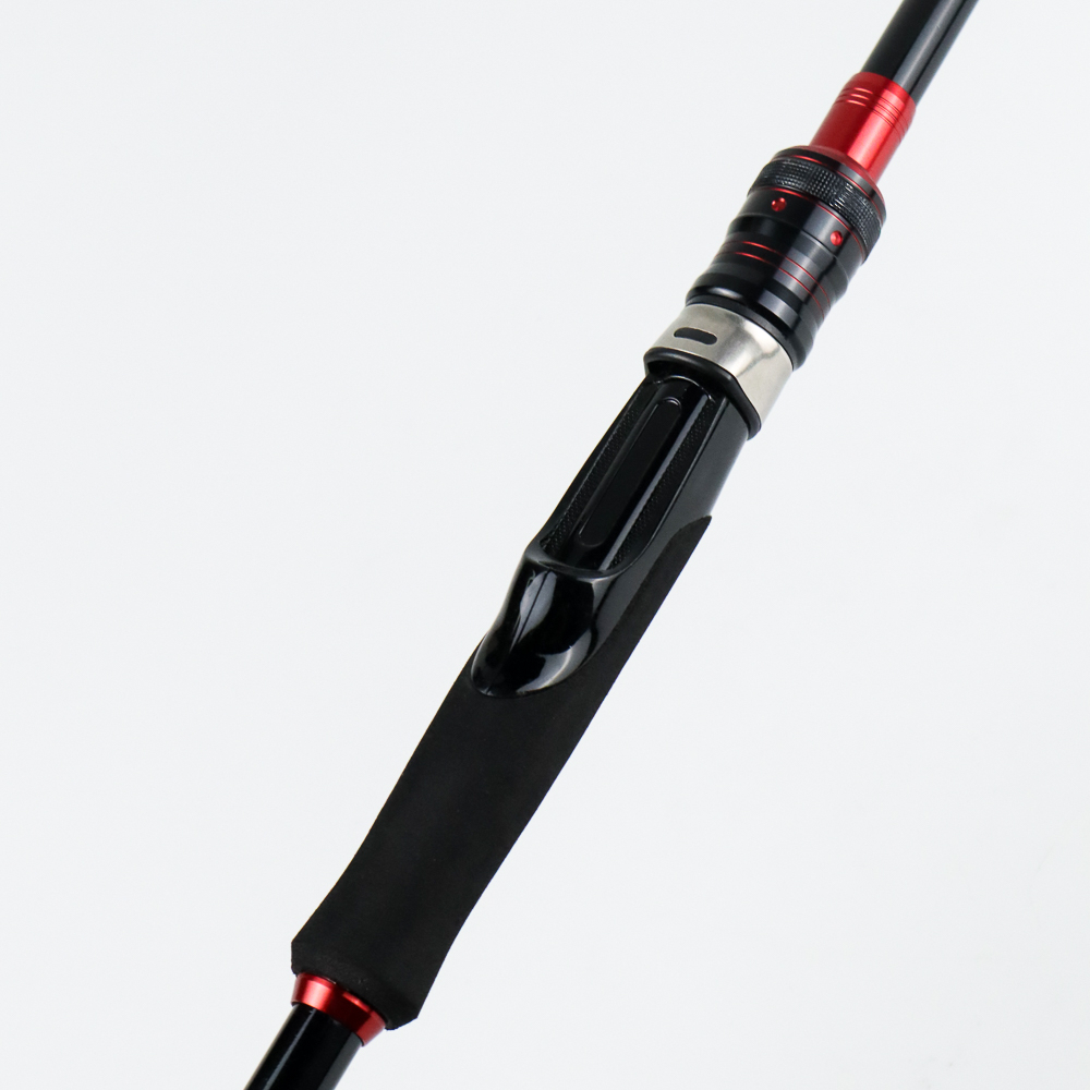 Joran Pancing Spinning Fishing Rod Carbon Fiber - JC230 - Black/Red