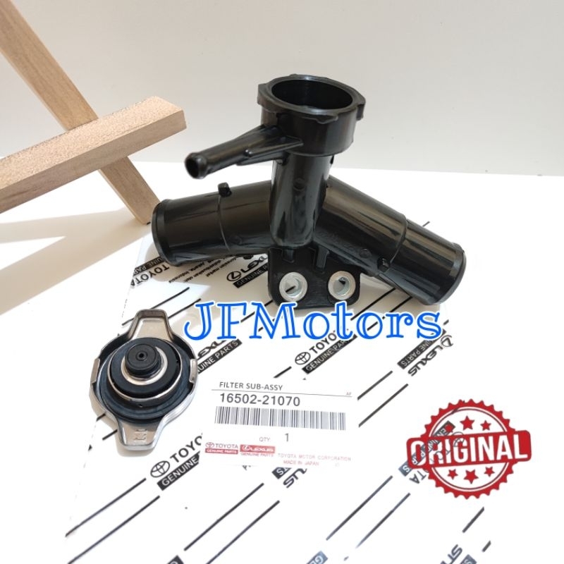 Radiator Pipa T Bypass Selang By Pass Radiator Tutup Atas YARIS New VIOS Original