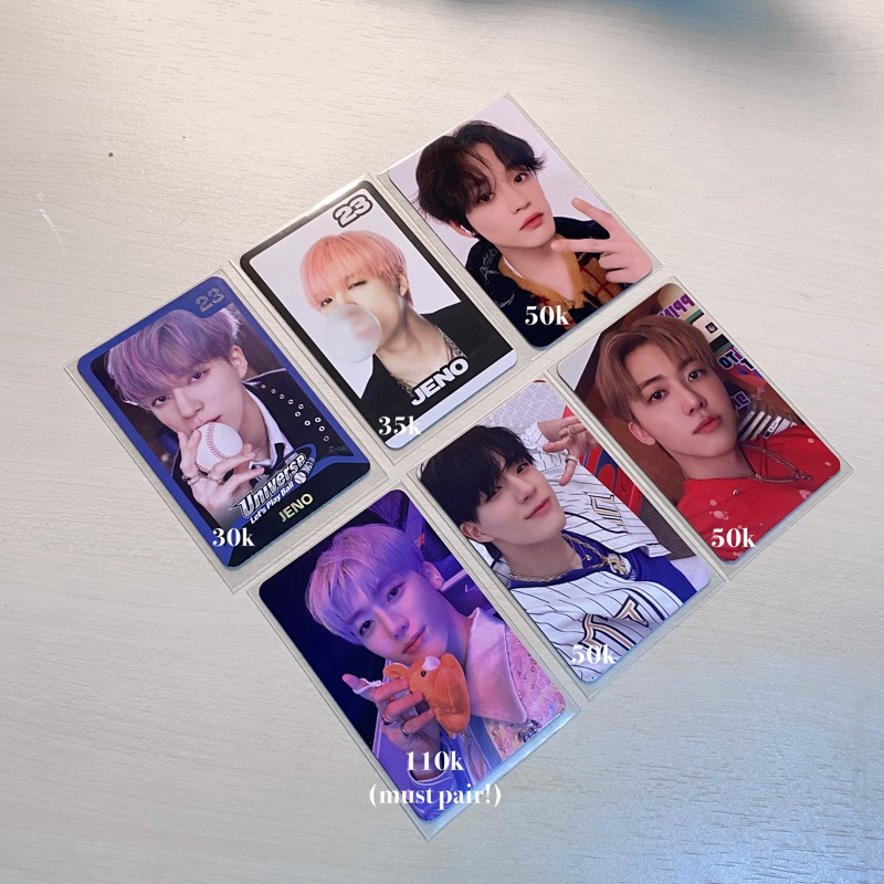 photocard official nct dream digipack beatbox trading card candy jeno jaemin