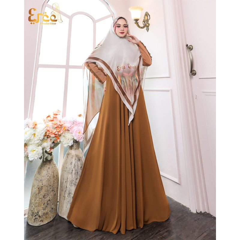 Ready stock gamis syari | Ganis series volume 2 by erce | Gamis syari polos | Gamis syari premium | 