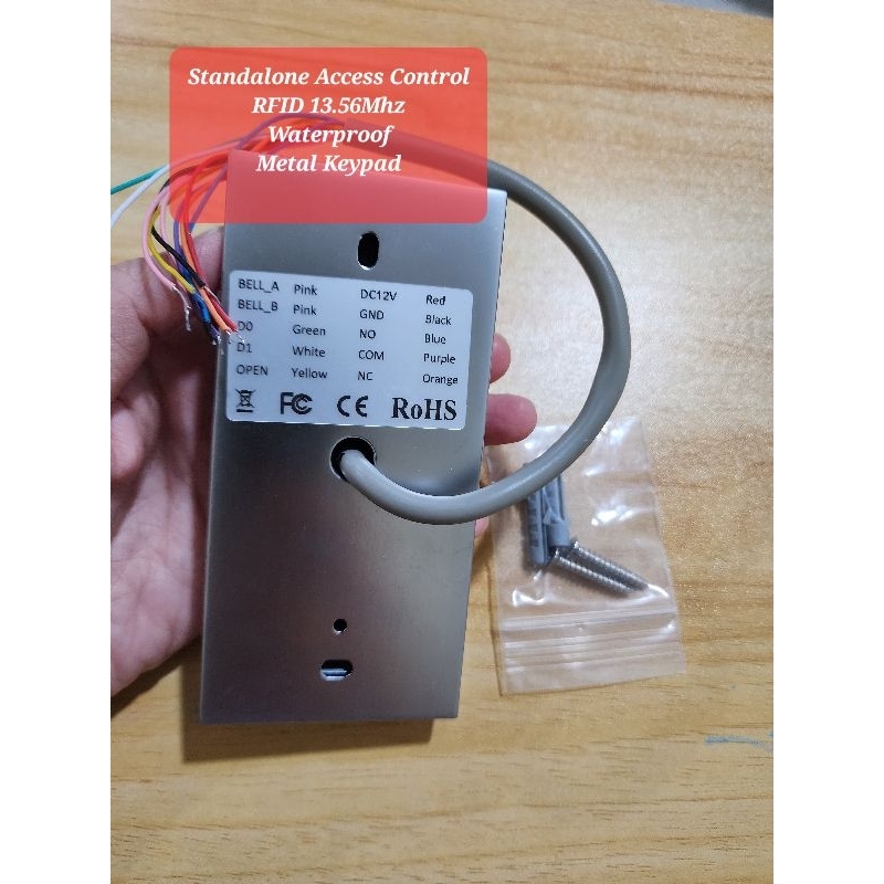 RFID Standalone Access Control 13.56 Mhz 13,56 mhz Waterproof with Keypad